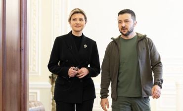 Володимир та Олена Зеленські