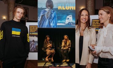 Холостячки Саша Мудрая и Виктория Варлей в Нью-Йорке посетили премьеру фильма «Клондайк»