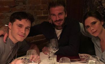 Все в сборе: редкое фото семейства Бекхэмов в полном составе