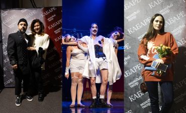 зірки на прем'єрі мюзиклу «Кабаре»