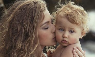 Яна Соломко и ее дочь Кира