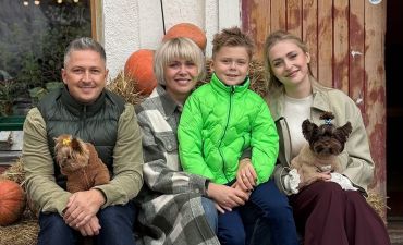 Олександр Педан з родиною