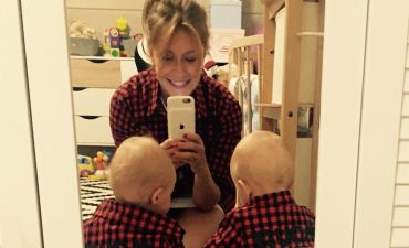 Елена Кравец с детьми