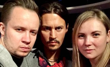 Артем Гагарин в Амстердаме с женой