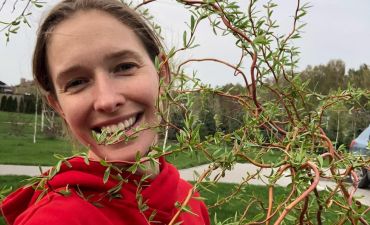 Катя Осадчая без косметики