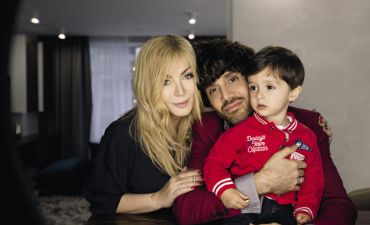 Ирина Билык с мужем и сыном