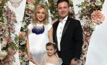 Лилия Ребрик с семьей