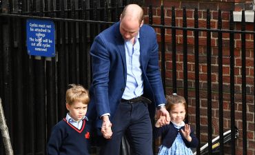 Принц Уильям с детьми