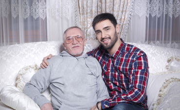 Виталий Козловский с отцом