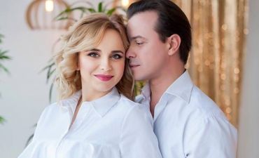 Лилия Ребрик с мужем