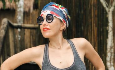 Ксения Собчак с мужем и сыном в Испании