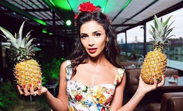 Санта Димопулос на своем дне рождения