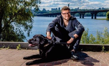 Егор Гордеев с собакой