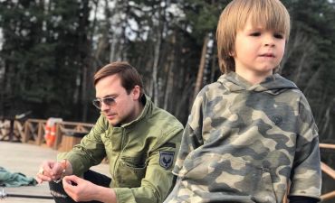 Алексей Чадов с сыном