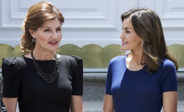 Марина Порошенко и королева Испании Летиция