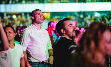 Виталий Кличко натанцевался на концерте RHCP в Киеве