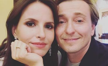 Сергей Безруков и его жена