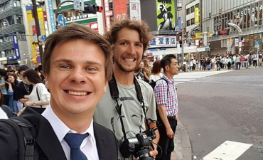 Дмитрий Комаров в Японии