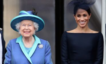 Елизавета II и Меган Маркл