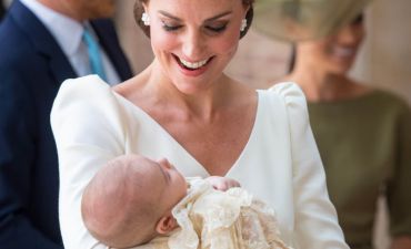 Кейт Миддлтон с принцем Луи