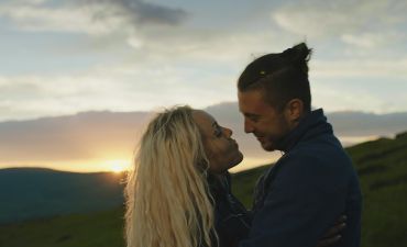 Тарас Тополя с женой Alyosha