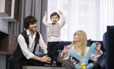 Ирина Билык с мужем и сыном