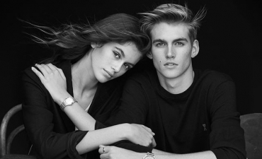 Кайя и Пресли Гербер