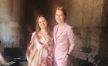 Ольга Фреймут и Саша Самсонова