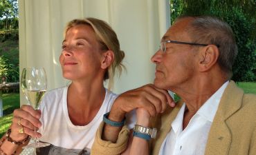 Юлия Высоцкая с мужем