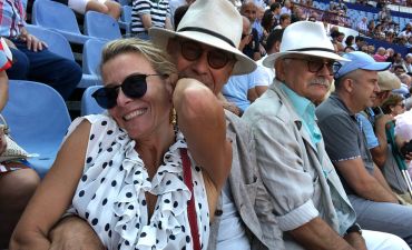 Юлия Высоцкая с мужем