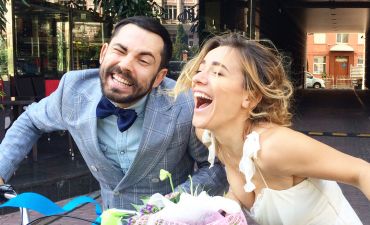 Андрей Бедняков с женой