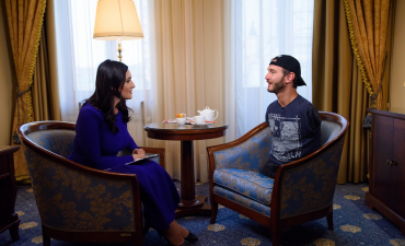 Нік Вуйчич зустрівся із героями АТО підтримав проект "Переможці"