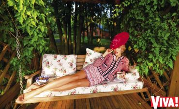 Оля Полякова в фотосессии для Viva!