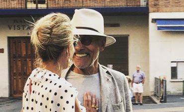 Юлия Высоцкая с мужем