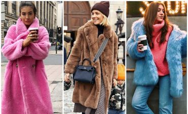 Разноцветные шубы