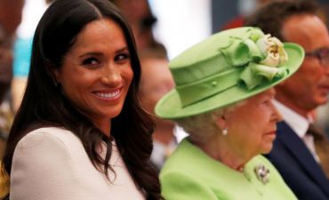 Меган Маркл и королева