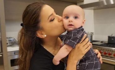 Ева Лонгория с сыном