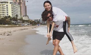 Время побыть вместе: Надя Дорофеева и ее муж Владимир Дантес улетели в Америку