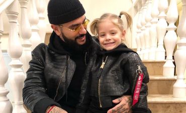 Тимати и дочь.