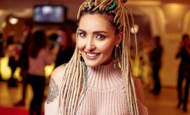 Анна Добрыднева на премьере фильма