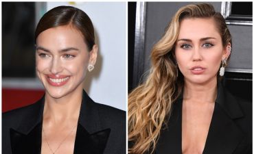 Ирина Шейк и Майли Сайрус