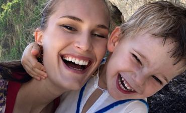 Алла Костромичева с сыном