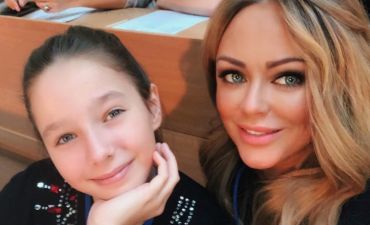 Юлия Началова с дочкой