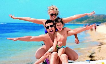 Владимир Зеленский с женой и дочерью