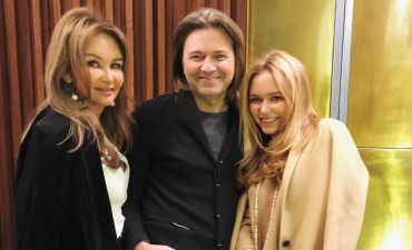 Дмитрий Маликов с женой и дочкой