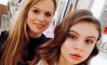 Ольга Фреймут с дочерью