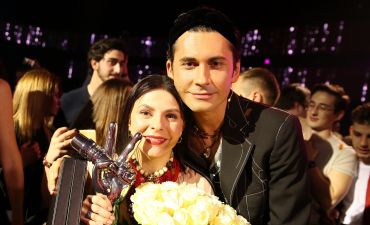 Оксана Муха и Дан Балан