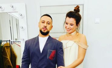 Диима Монатик с женой