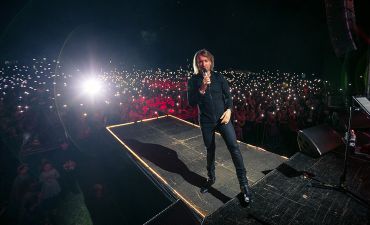 Олег Винник дал концерт в родном селе