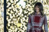 В красном твидовом пальто: новый идеальный образ Мелании Трамп